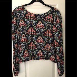 Loft floral blouse NWT